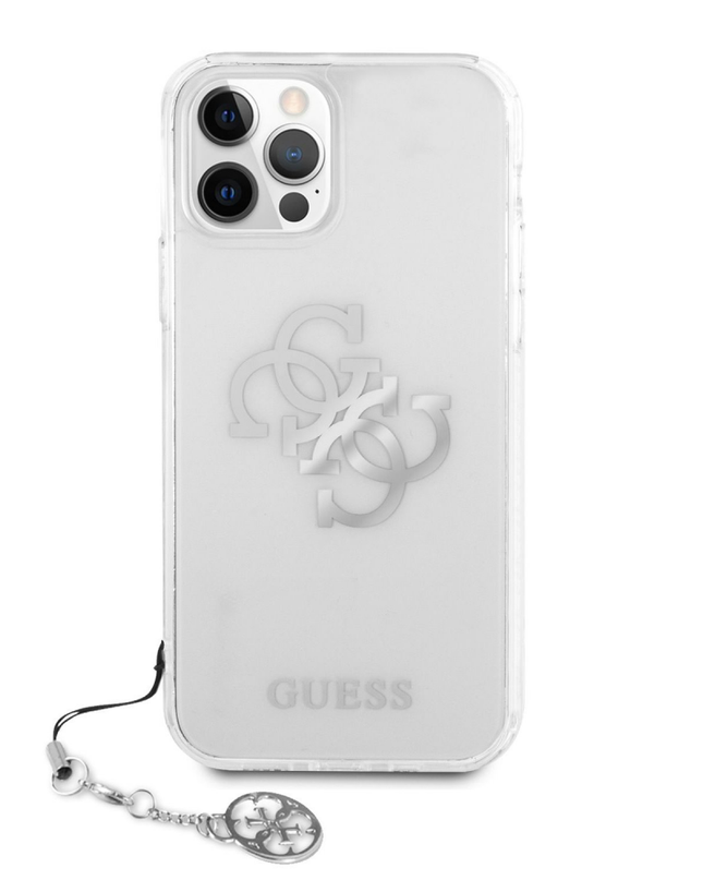 Torbica Guess Hc PC 4G Metal Charm za iPhone 12 Pro Max 6.7  (GUHCP12LKS4GSI)