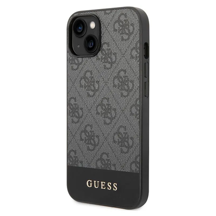Torbica Guess Hc PC/TPU 4G Pu Bottom Stripe za iPhone 15 6.1  (GUHCP15SG4GLGR)