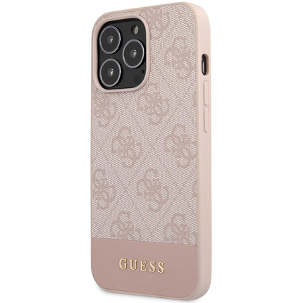 Torbica Guess Hc PC/TPU 4G Pu Bottom Stripe za iPhone 15 Pro 6.1  (GUHCP15LG4GLPI)