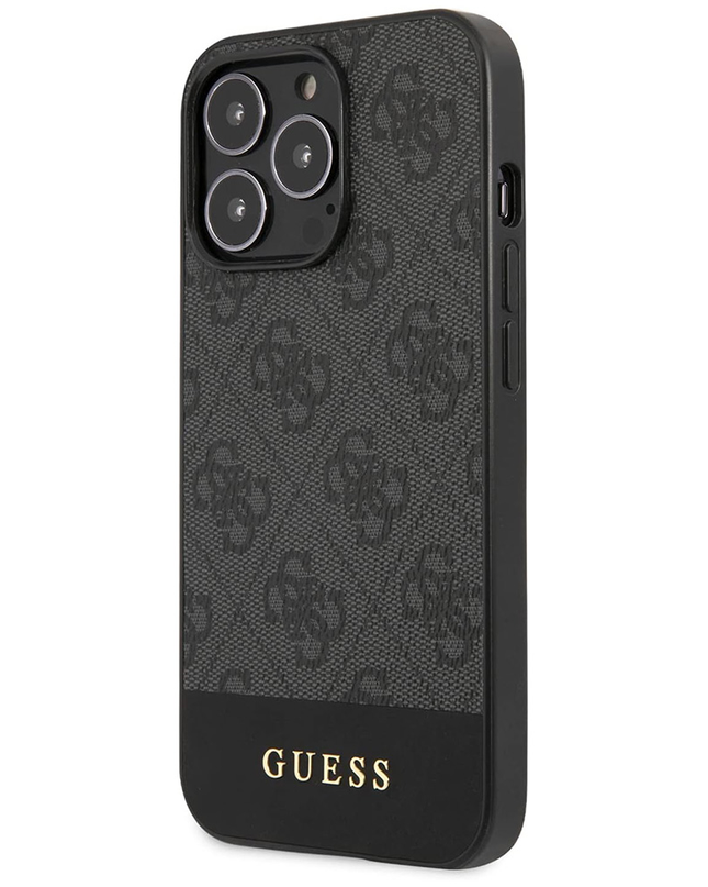 Torbica Guess Hc PC/TPU 4G Pu Bottom Stripe za iPhone 15 Pro 6.1  (GUHCP15LG4GLGR)