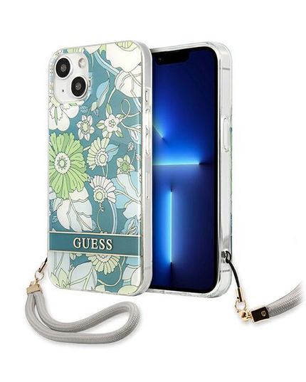 Torbica Guess Hc PC/TPU Flower Cord za iPhone 13 6.1  (GUHCP13MHFLSN)