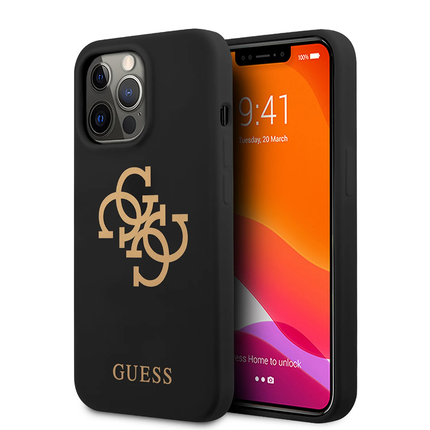 Torbica Guess Hc Silicone za iPhone 13 Pro 6.1  (GUHCP13LLS4GGBK)