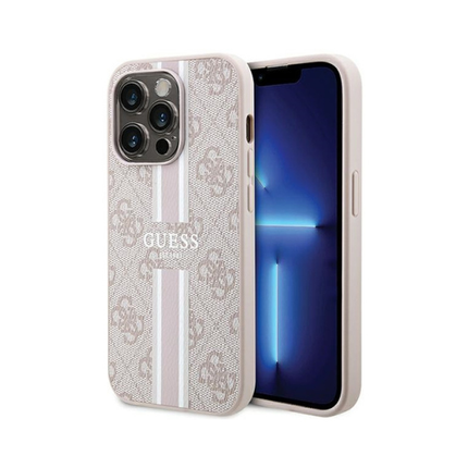 Torbica Guess Magsafe 4G Pu Printed Stripes za iPhone 15 Pro 6.1  (GUHMP15LP4RPSP)