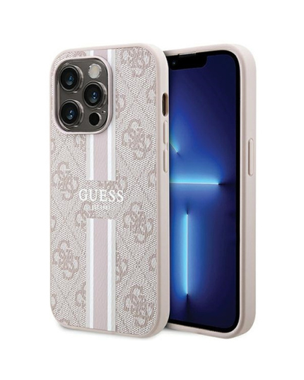 Torbica Guess Magsafe 4G Pu Printed Stripes za iPhone 15 Pro 6.1  (GUHMP15LP4RPSP)