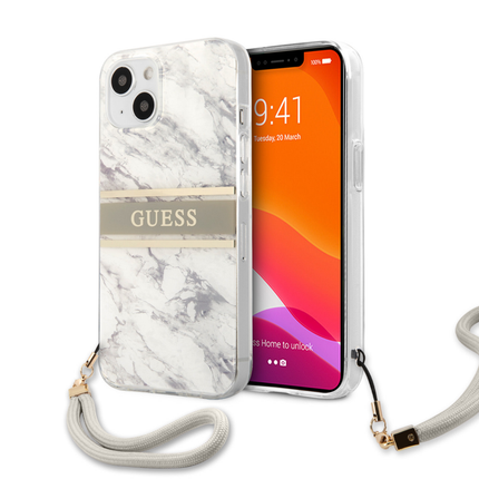 Torbica Guess Marble Strap za iPhone 13 6.1  (GUHCP13MKMABGR)