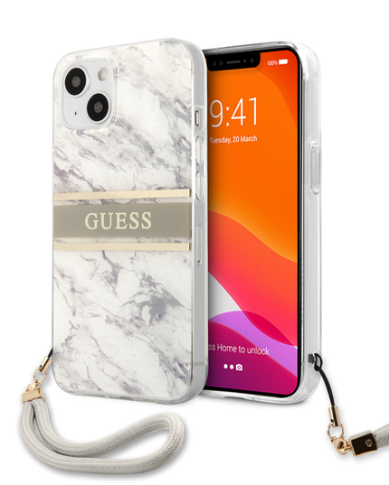 Torbica Guess Marble Strap za iPhone 13 6.1  (GUHCP13MKMABGR)
