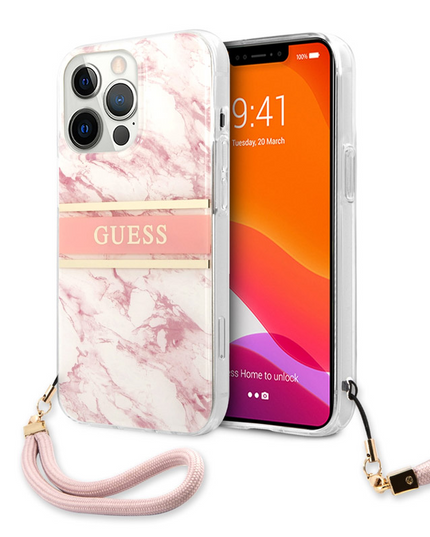 Torbica Guess Marble Strap za iPhone 13 Pro 6.1  (GUHCP13LKMABPI)