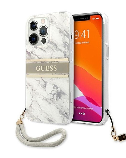 Torbica Guess Marble Strap za iPhone 13 Pro Max 6.7   (GUHCP13XKMABGR)