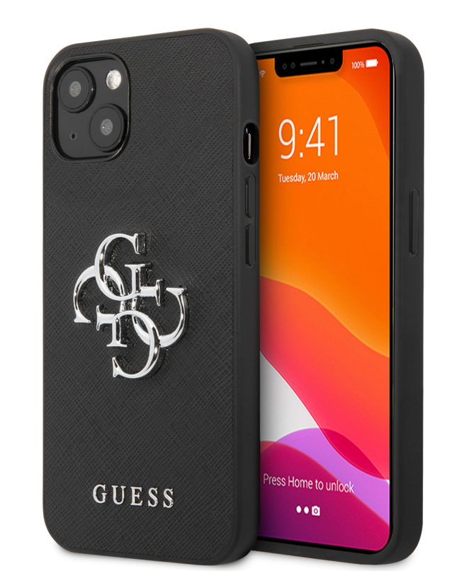 Torbica Guess Saffiano Big za iPhone 13 6.1  (GUHCP13MSA4GSBK)