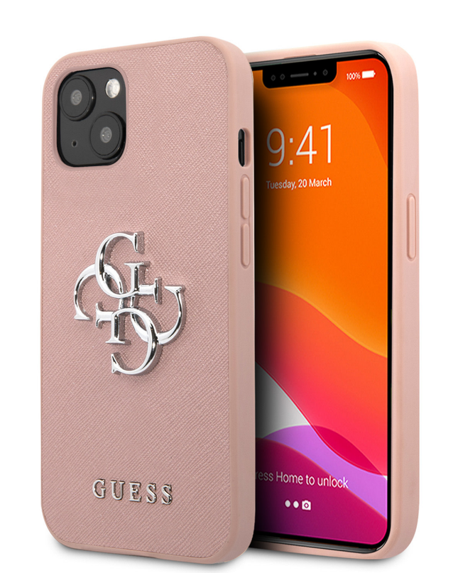 Torbica Guess Saffiano Big za iPhone 13 6.1  (GUHCP13MSA4GSPI)