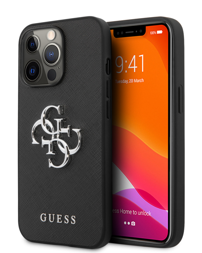 Torbica Guess Saffiano Big za iPhone 13 Pro 6.1  (GUHCP13LSA4GSBK)