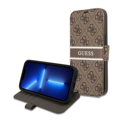 Torbica Guess Stripe Bk Pu za iPhone 13 Pro 6.1  (GUBKP13L4GDBR)