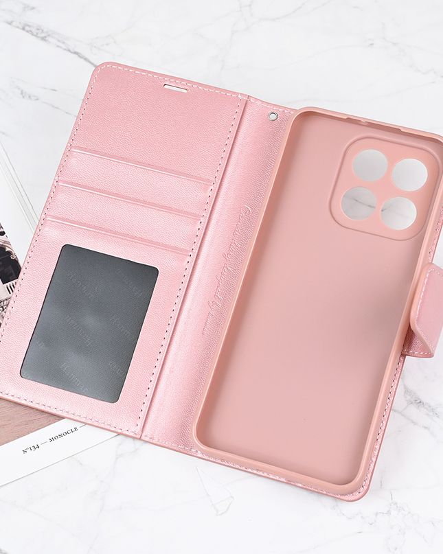 Maska Hanman Canvas ORG za Honor X6c roze
