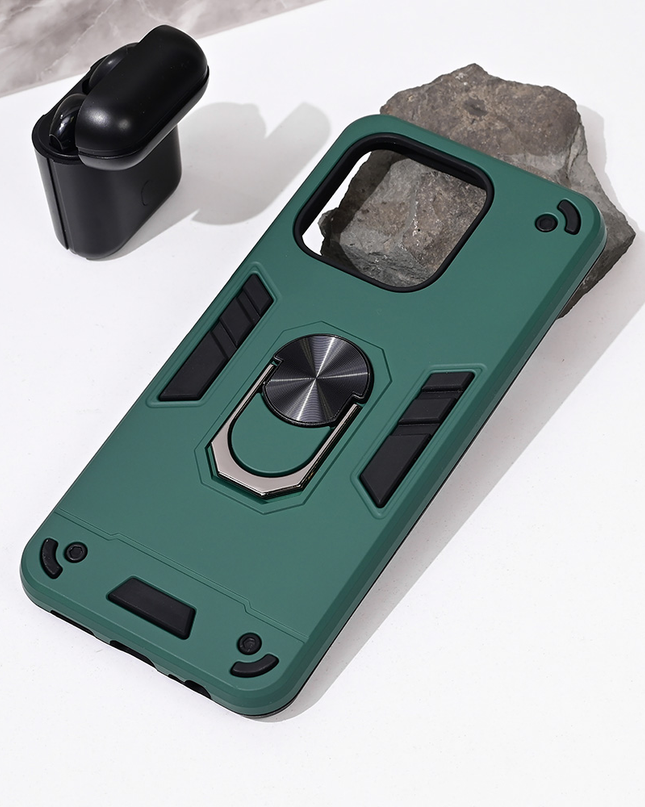 Torbica Hard Ring za Honor x6b tamno zelena