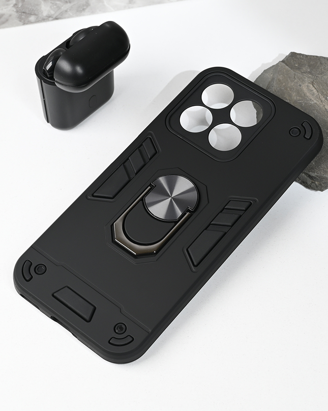 Torbica Hard Ring za Honor x8b crna