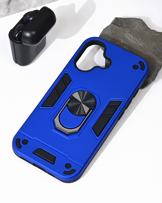 Torbica Hard Ring za iPhone 16 6.1 plava