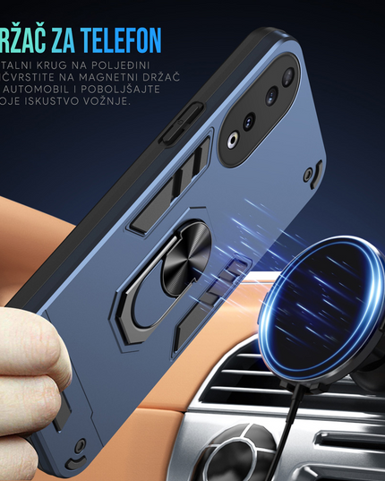Torbica Hard Ring za Samsung S938B Galaxy S25 Ultra tamno plava