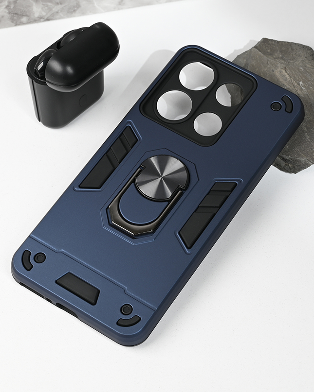 Torbica Hard Ring za Xiaomi Redmi Note 13 4G (EU) tamno plava