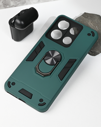 Torbica Hard Ring za Xiaomi Redmi Note 13 4G (EU) tamno zelena