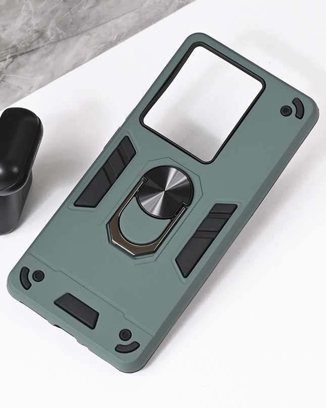 Torbica Hard Ring za Xiaomi Redmi Note 14s tamno zelena