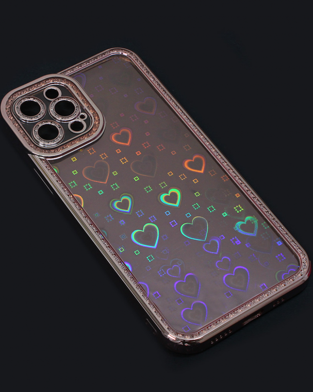 Torbica Heart IMD za iPhone 12 Pro 6.1 roze