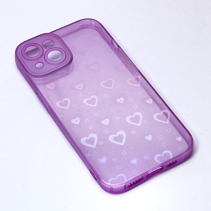 Torbica Heart Color IMD za iPhone 14 6.1 ljubicasta