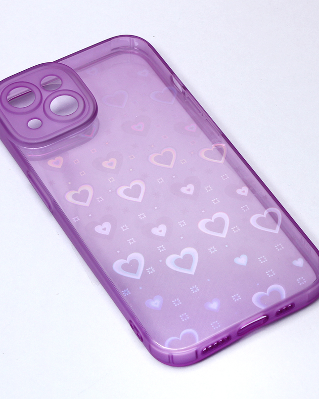 Torbica Heart Color IMD za iPhone 14 6.1 ljubicasta