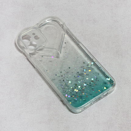 Torbica Heart Glitter za iPhone 12 6.1