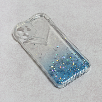Torbica Heart Glitter za iPhone 12 6.1