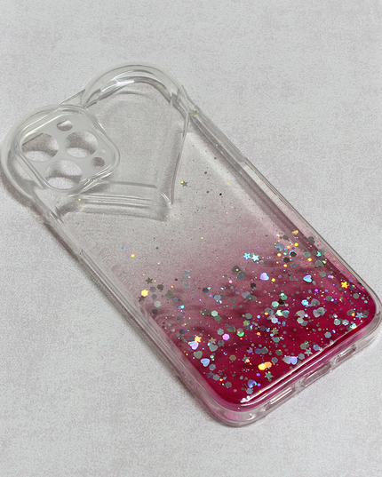 Torbica Heart Glitter za iPhone 12 Pro 6.1