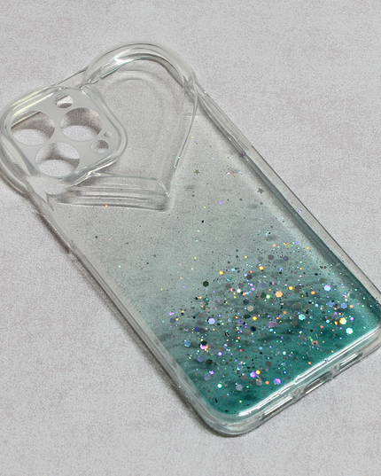 Torbica Heart Glitter za iPhone 13 Pro Max 6.7