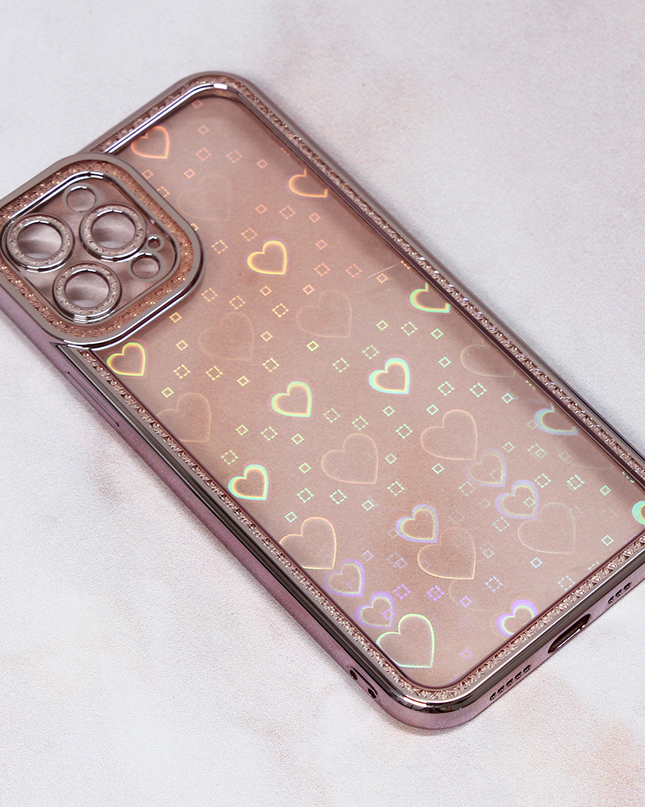 Torbica Heart IMD za iPhone 12 Pro 6.1 roze