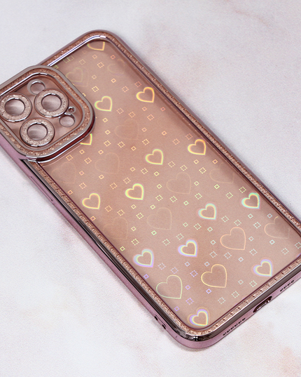 Torbica Heart IMD za iPhone 12 Pro Max 6.7 roze