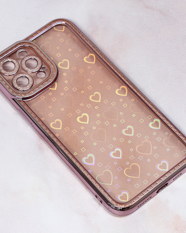 Torbica Heart IMD za iPhone 12 Pro Max 6.7 roze
