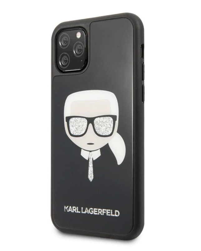 Torbica Karl Lagerfeld Double Layers Glitter za iPhone 11 Pro Max 6.5  ( KLHCN65DLHBK)