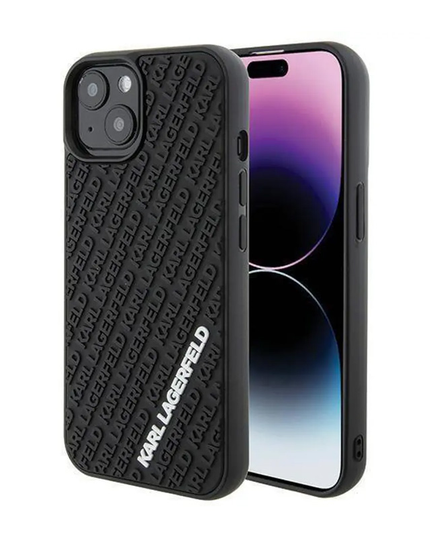 Torbica Karl Lagerfeld Hc 3D Multi Logo za iPhone 15 6.1  (KLHCP15S3DMKRLK)