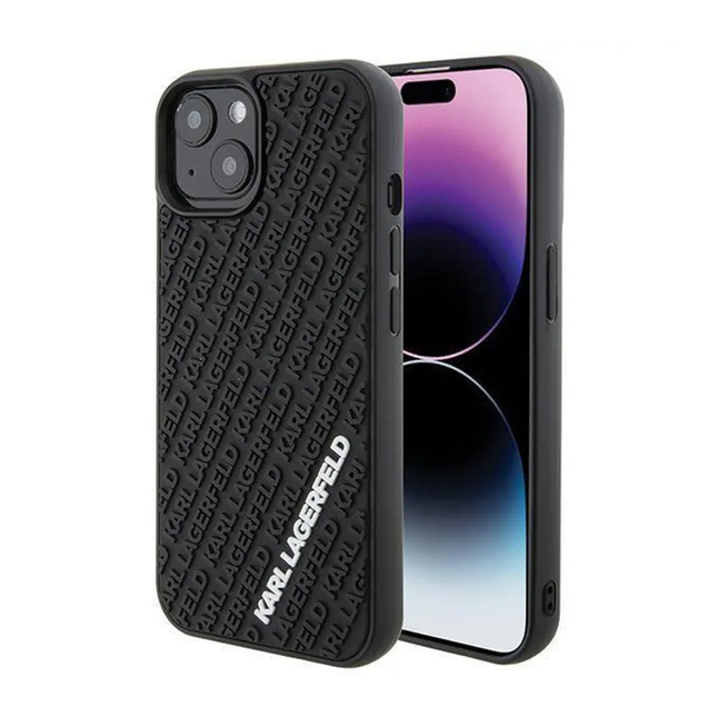 Torbica Karl Lagerfeld Hc 3D Multi Logo za iPhone 15 6.1  (KLHCP15S3DMKRLK)