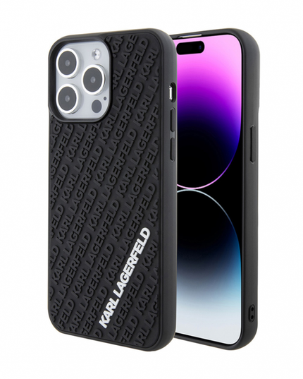 Torbica Karl Lagerfeld Hc 3D Multi Logo za iPhone 15 Pro 6.1  (KLHCP15L3DMKRLK)