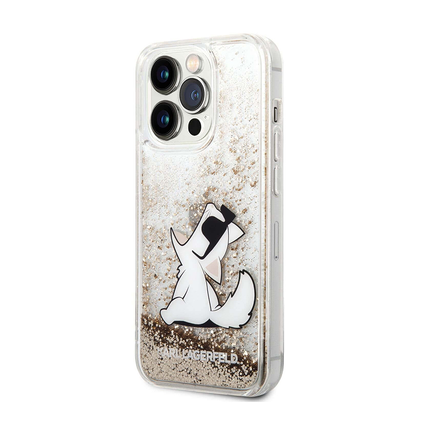 Torbica Karl Lagerfeld Hc Liquid Glitter Choupette za iPhone 14 Pro 6.1  (KLHCP14LGCFD)