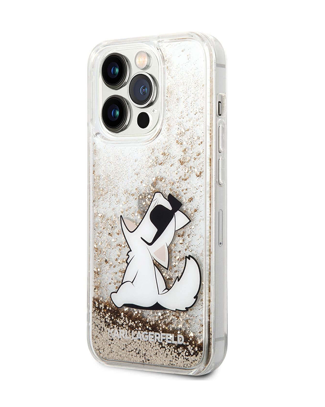 Torbica Karl Lagerfeld Hc Liquid Glitter Choupette za iPhone 14 Pro 6.1  (KLHCP14LGCFD)