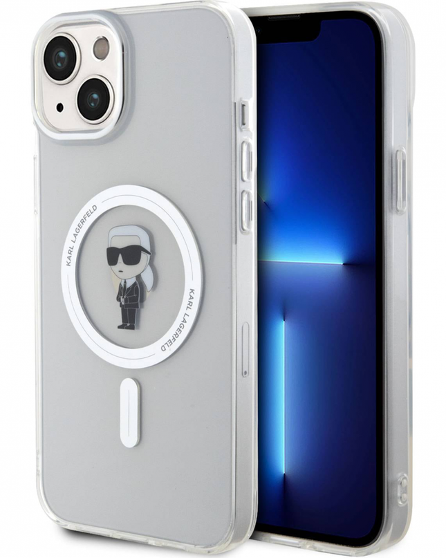 Torbica Karl Lagerfeld Hc Magsafe IML Ikonik za iPhone 15 6.1  (KLHMP15SHFCKNOT)