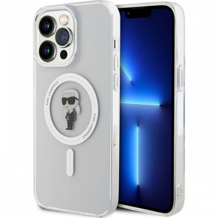 Torbica Karl Lagerfeld Hc Magsafe IML Ikonik za iPhone 15 Pro Max 6.7  (KLHMP15XHFCKNOT)