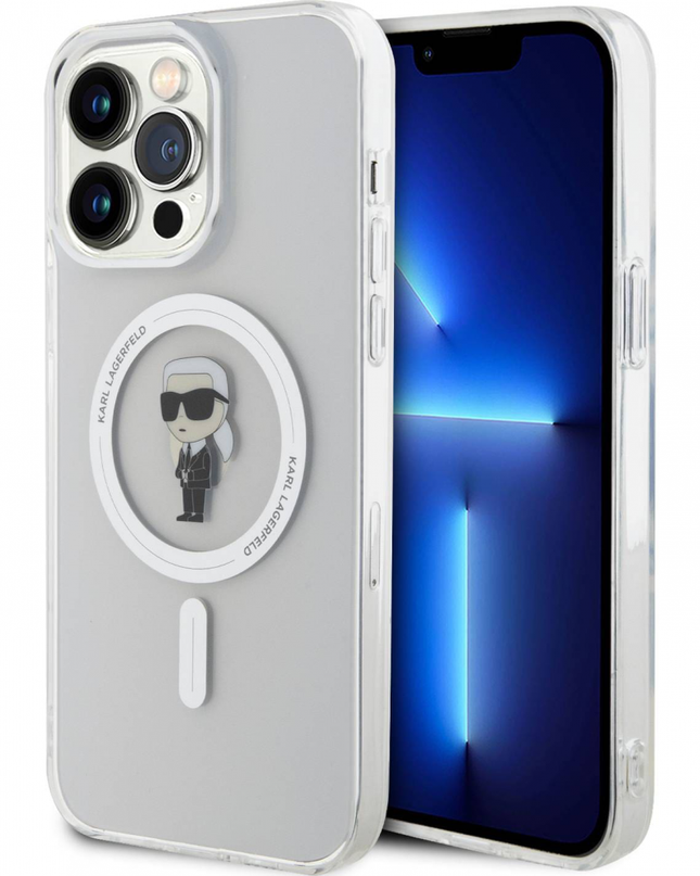 Torbica Karl Lagerfeld Hc Magsafe IML Ikonik za iPhone 15 Pro Max 6.7  (KLHMP15XHFCKNOT)