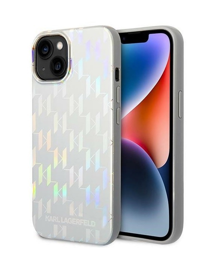 Torbica Karl Lagerfeld Hc Monogram Iridescent za iPhone 14 6.1  (KLHCP14SLGMMSV3)