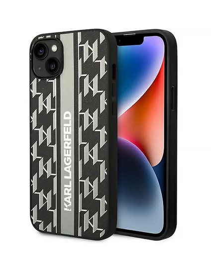 Torbica Karl Lagerfeld Hc Monogram stripe za iPhone 14 6.1  (KLHCP14SPGKLSKG)