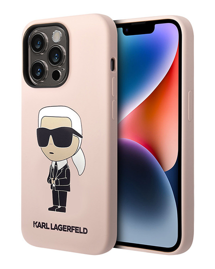 Torbica Karl Lagerfeld Hc Silicone NFT Ikonik za iPhone 15 Pro Max 6.7  (KLHCP15XSNIKBCP)