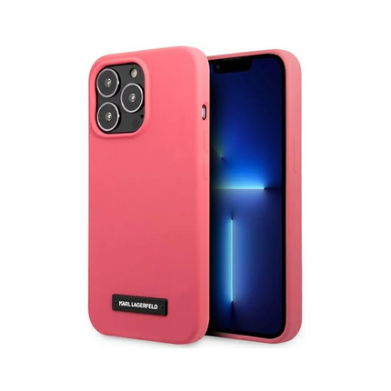 Torbica Karl Lagerfeld Hc Silicone Plaque za iPhone 13 Pro 6.1 (KLHCP13LSLMP1PI)