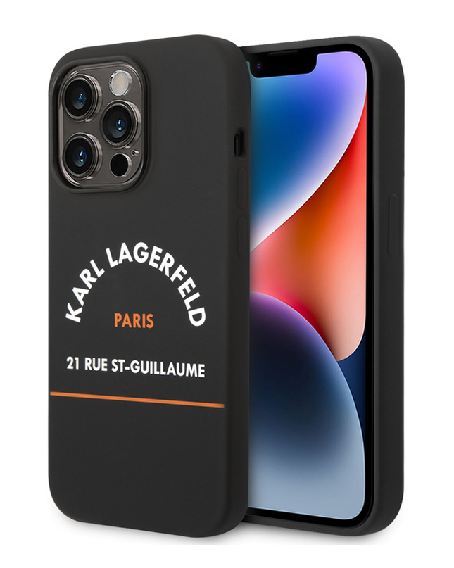 Torbica Karl Lagerfeld Hc Silicone RSG za iPhone 14 Pro 6.1  (KLHCP14LSRSGHLK)