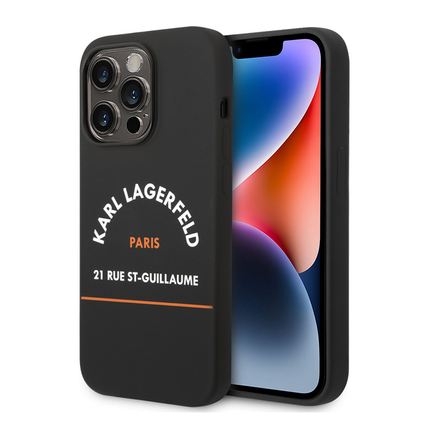 Torbica Karl Lagerfeld Hc Silicone RSG za iPhone 14 Pro 6.1  (KLHCP14LSRSGHLK)