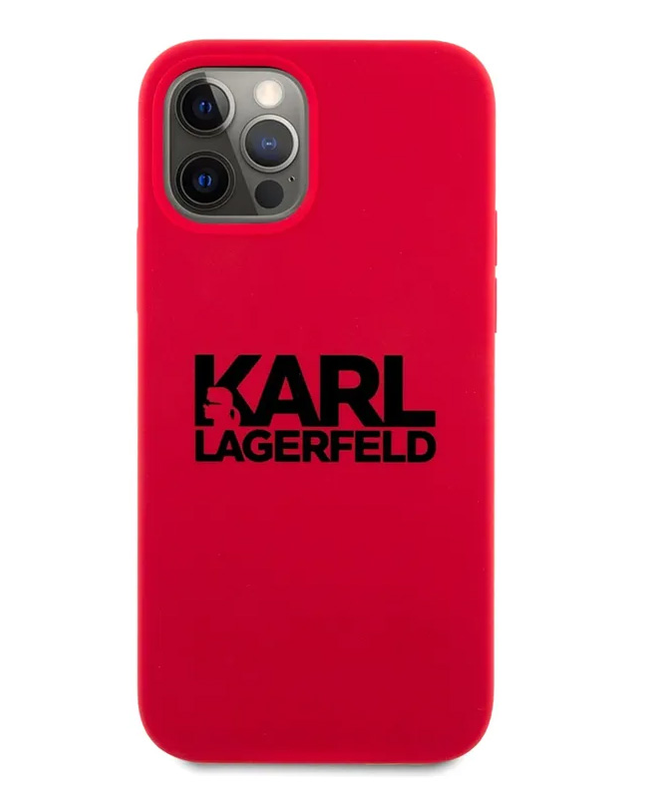 Torbica Karl Lagerfeld Hc Silicone Stack Logo za iPhone 12/12 Pro 6.1  (KLHCP12MSLKLRE)